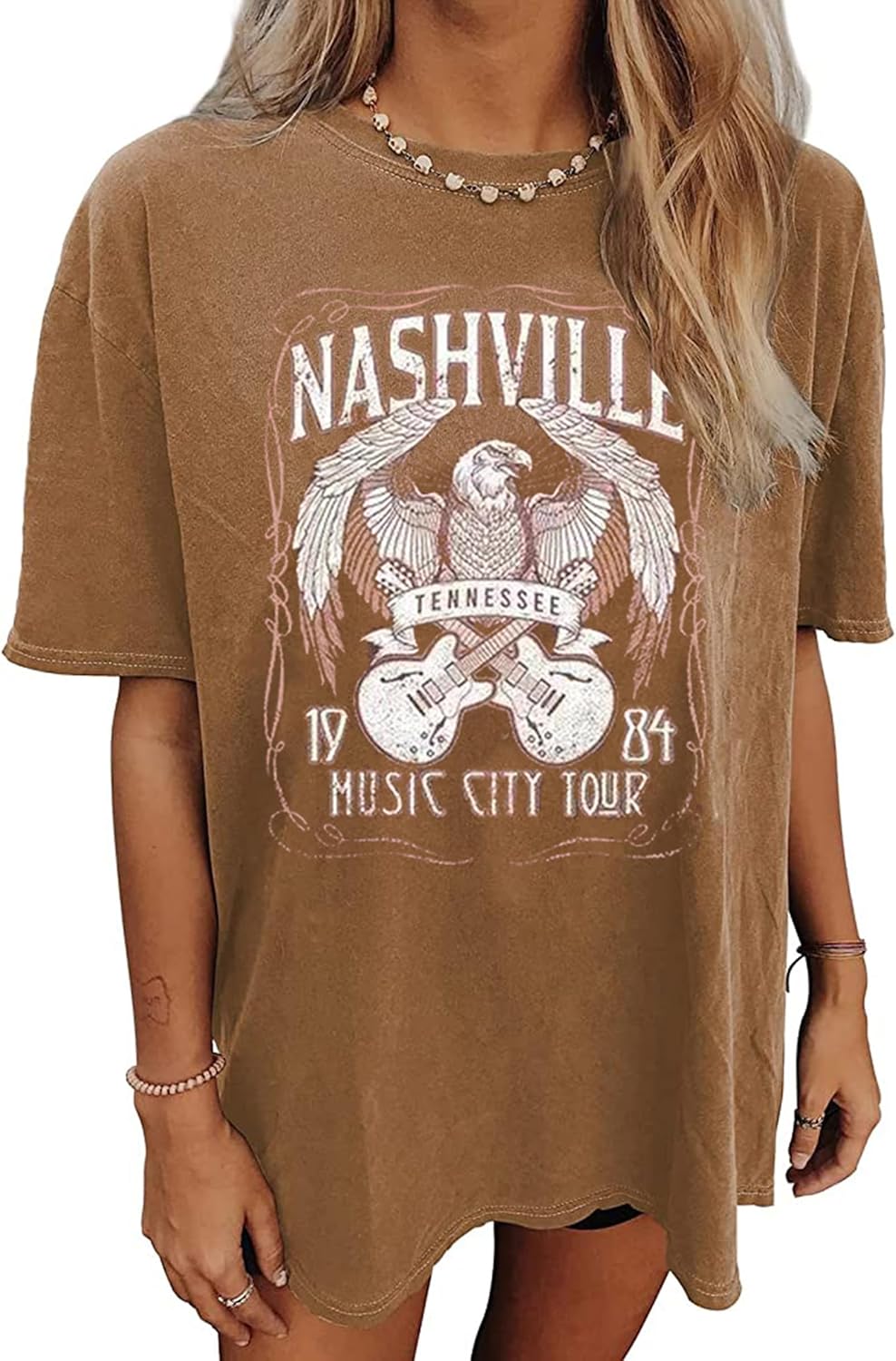 Oversized Wild West Cowboys T-Shirt for Women Vintage Country Music Tee Western Rodeo Graphic Tee Short Sleeve Loose Top - Image 15