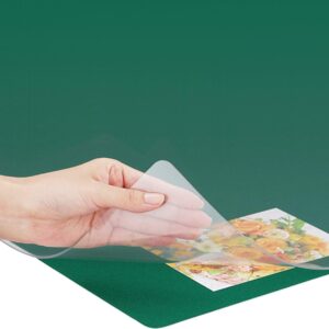 Plus 41-355 Desk Mat, Compatible with Mouse, Single Sided, Non-Transfering, Glossy, Thick, Underlay Included, 53.5 x 27.2 inches (1390 x 690 mm)