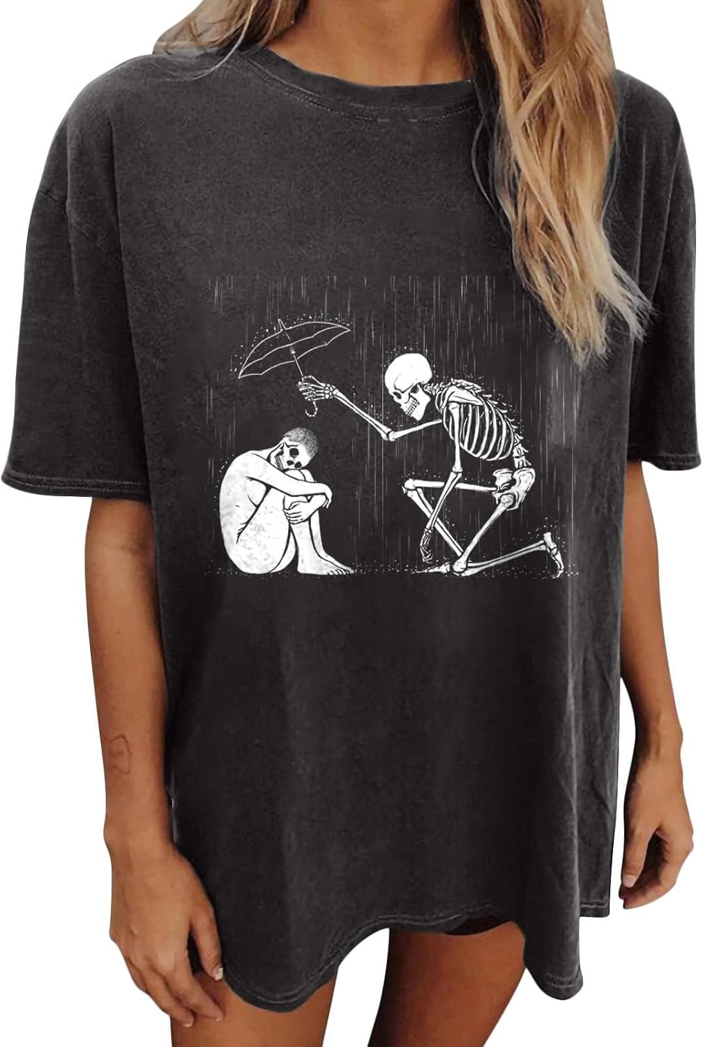 Summer Y2k Tops for Womens, Casual Vintage Short Sleeve T-Shirt, Girls Oversize Loose Round Neck Elastic Tee - Image 17
