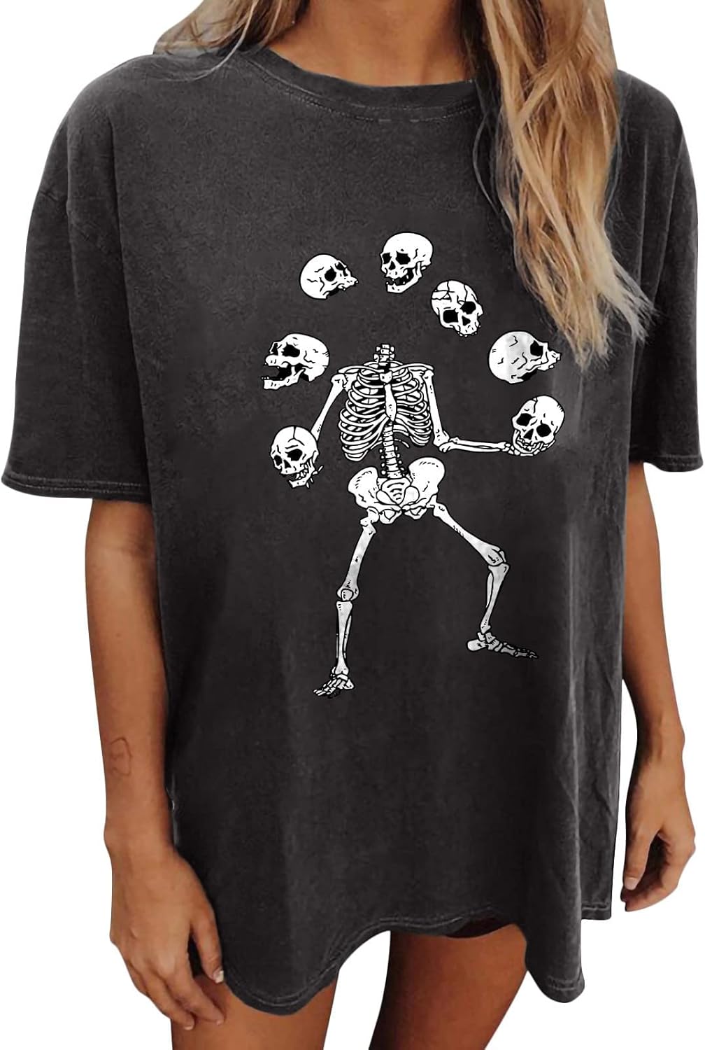 Wukreran Vintage Shirts for Women Cute Graphic Tee Spring Short Sleeve Tops Oversized Tshirts Teen Aesthetic Clothing - Image 10